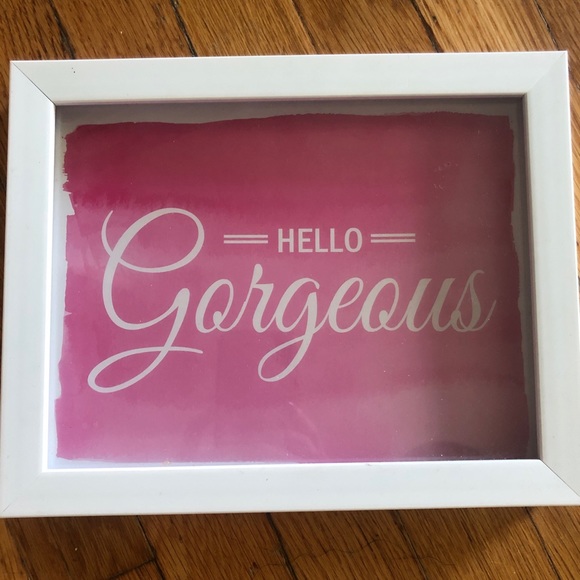 Wall art “hello gorgeous” - Picture 2 of 2